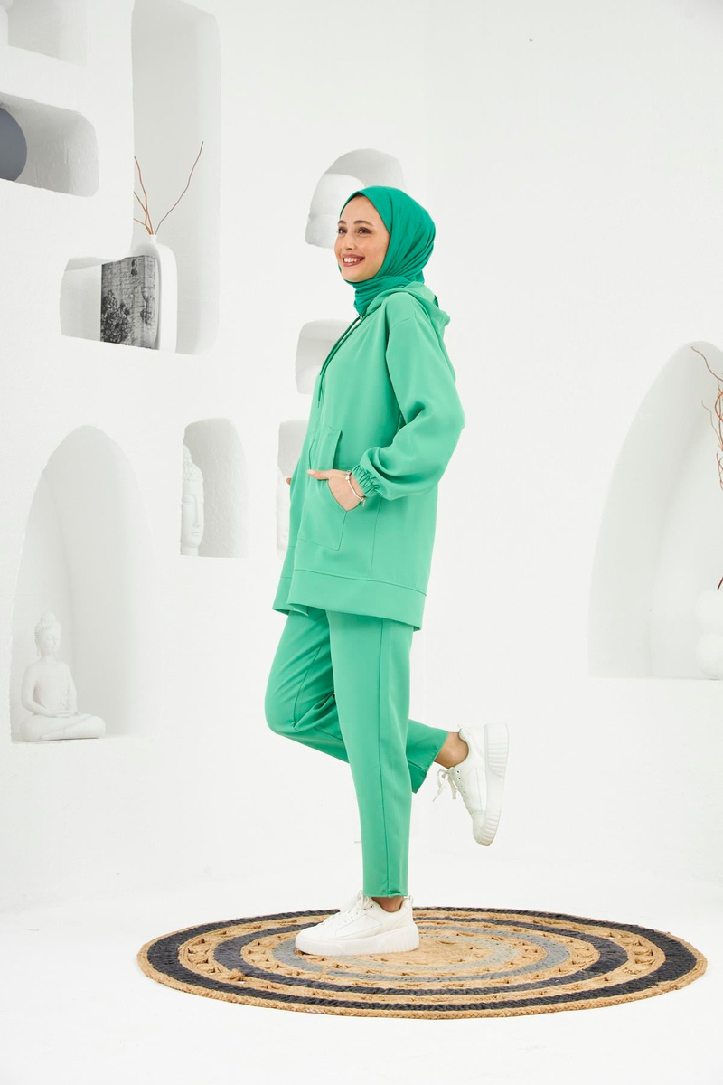 Reyhan İkili Takım - Benetton Yeşili - Resim 4