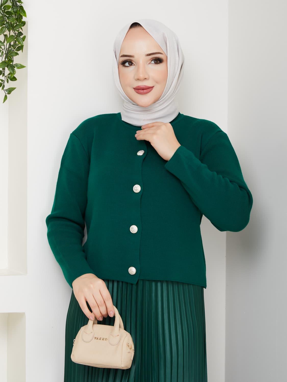 Mine Etekli Takım - Yeşil - Resim 3