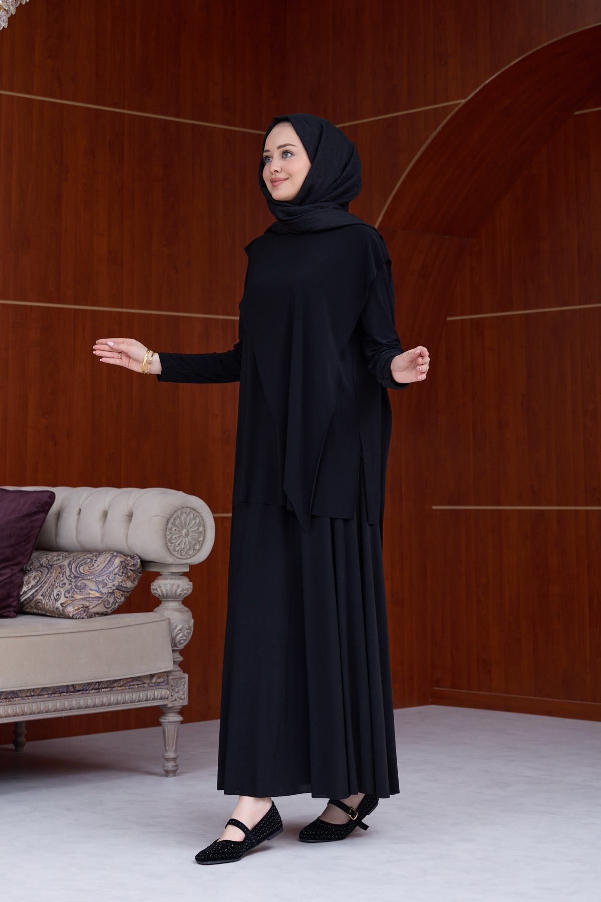 Seher Sandy Etekli Takım - Siyah - Resim 3