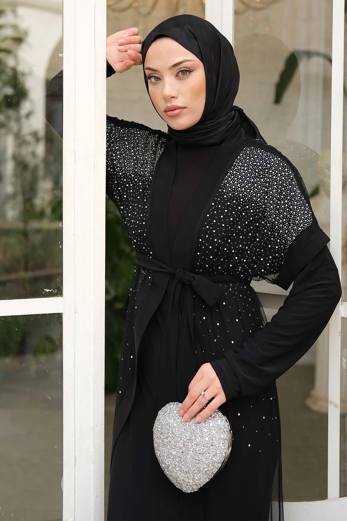 Pırlanta Abaya Takım - Resim 2