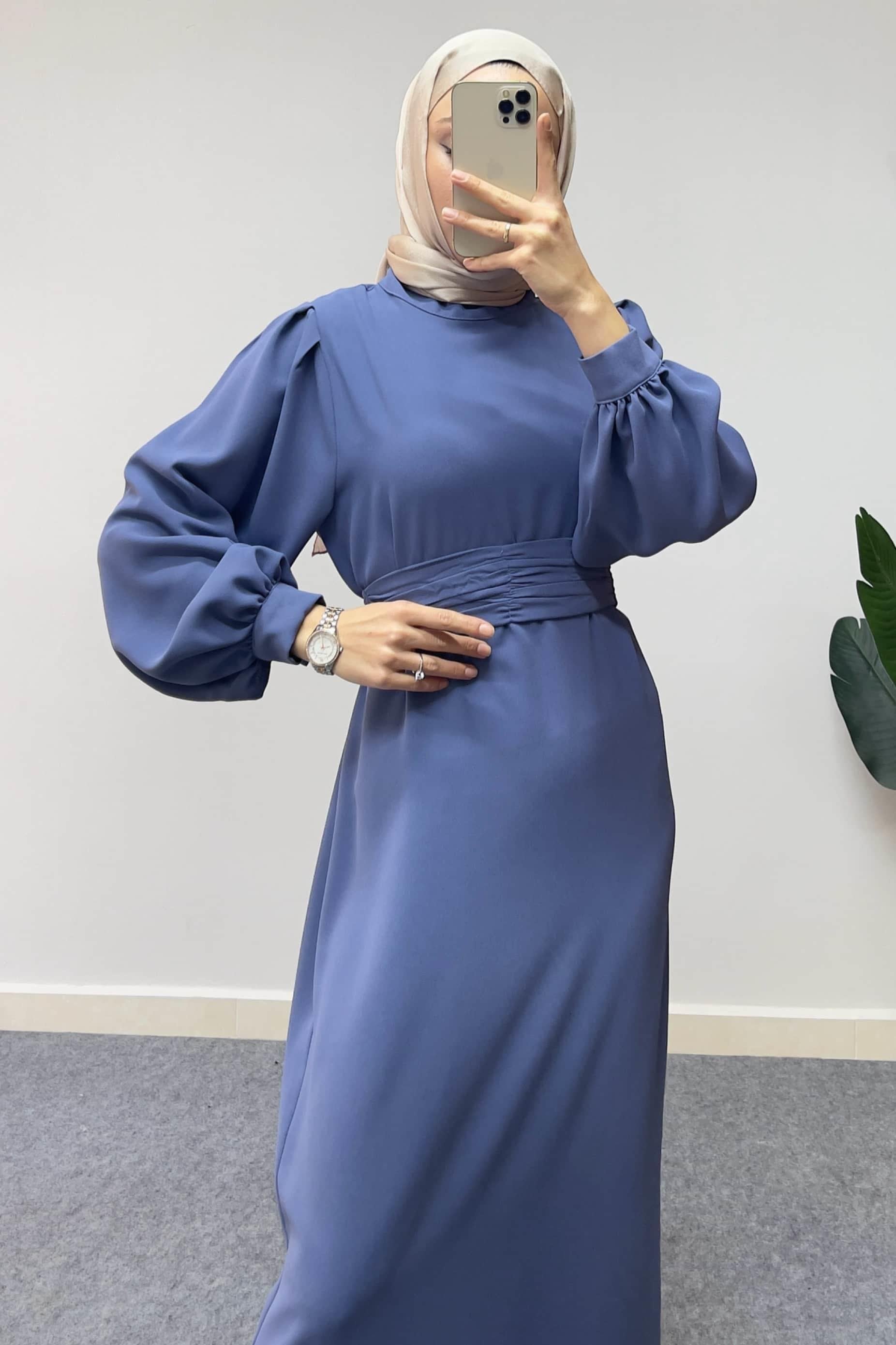 Yeni Hürrem Abiye Elbise Lila - Resim 2