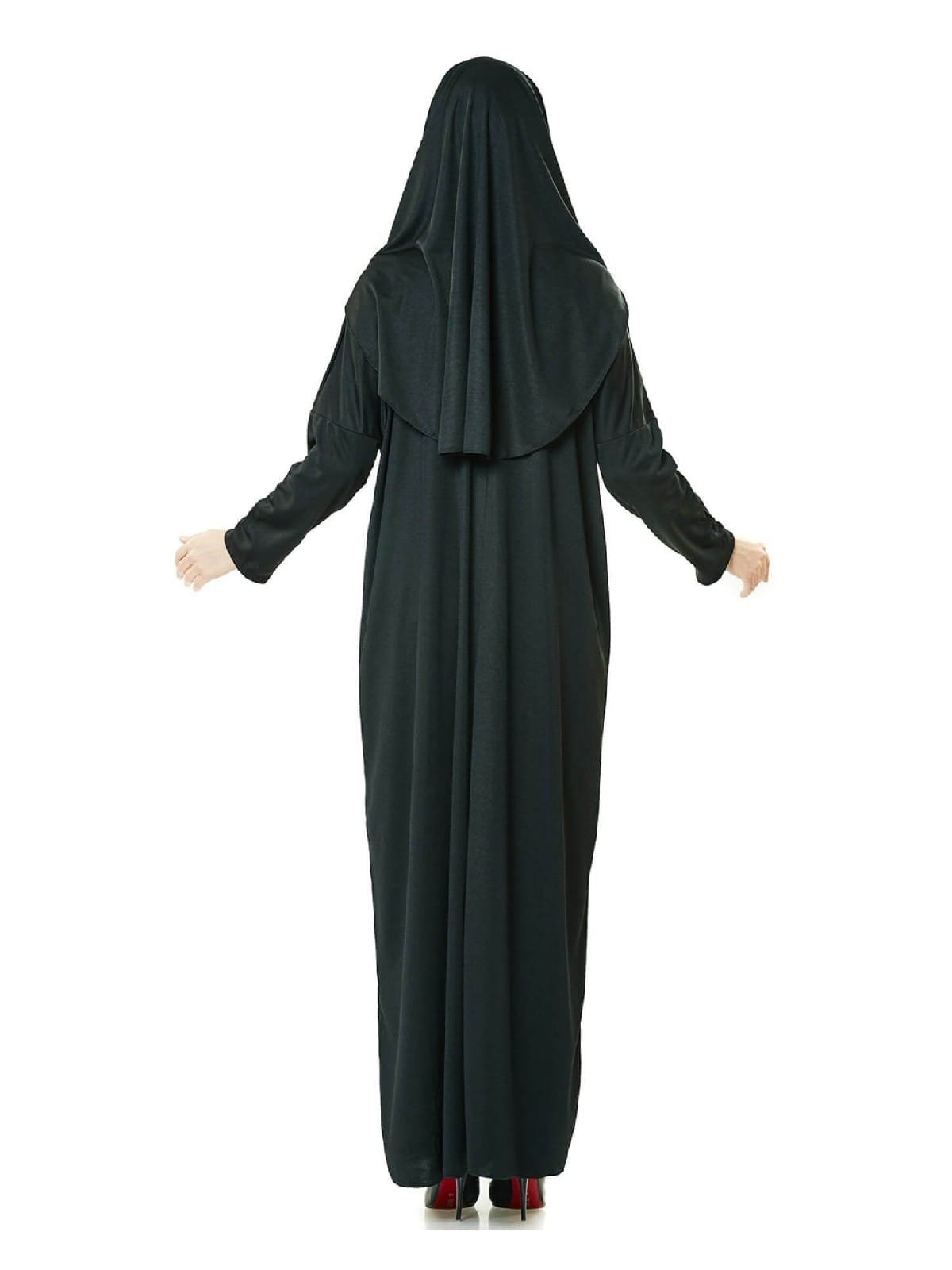 Siyah Namaz Elbiseli İbadet Seti Siyah - Resim 3