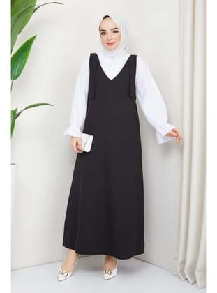Gömlek + Ji̇le Elbi̇se Siyah 4678