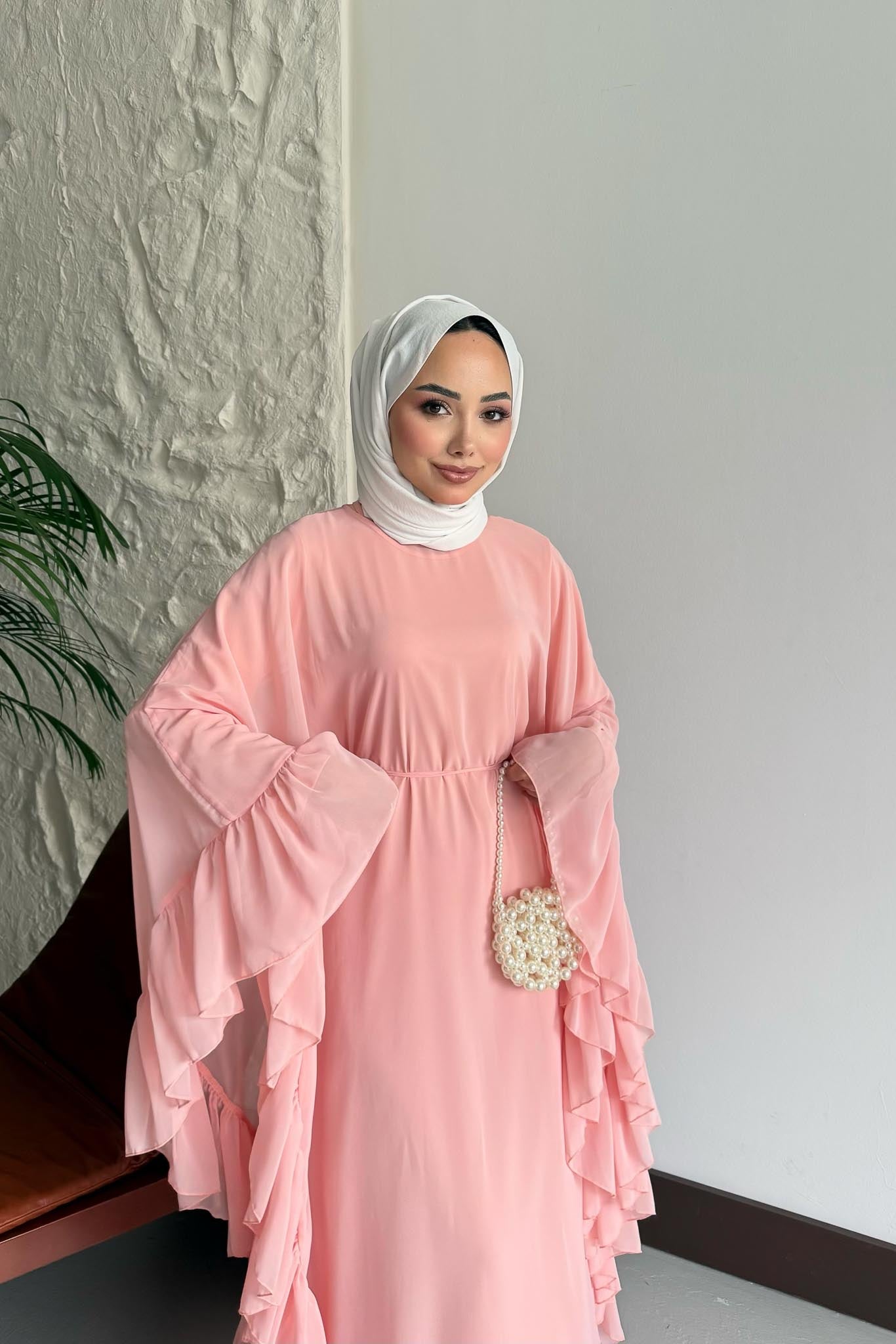 Dream Abaya Pembe - Resim 3