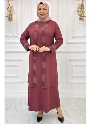 Amine Hüma Beril Tesettür Abiye Gül Kurusu