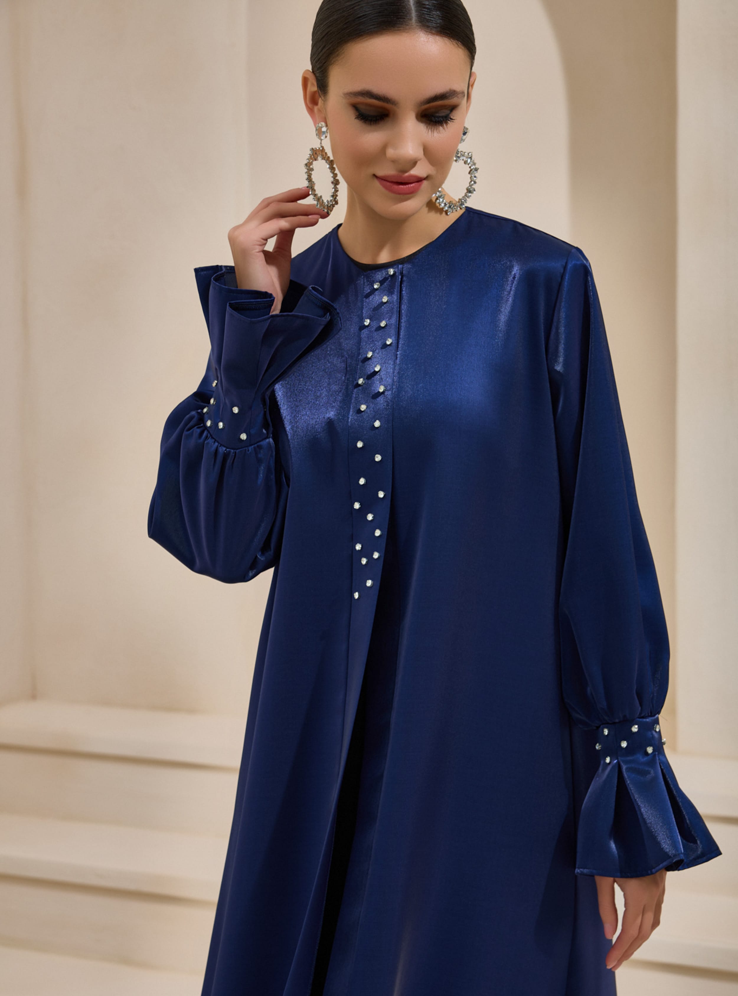 MELİS ABAYA - Lacivert - AL SHEIKHA - Resim 2