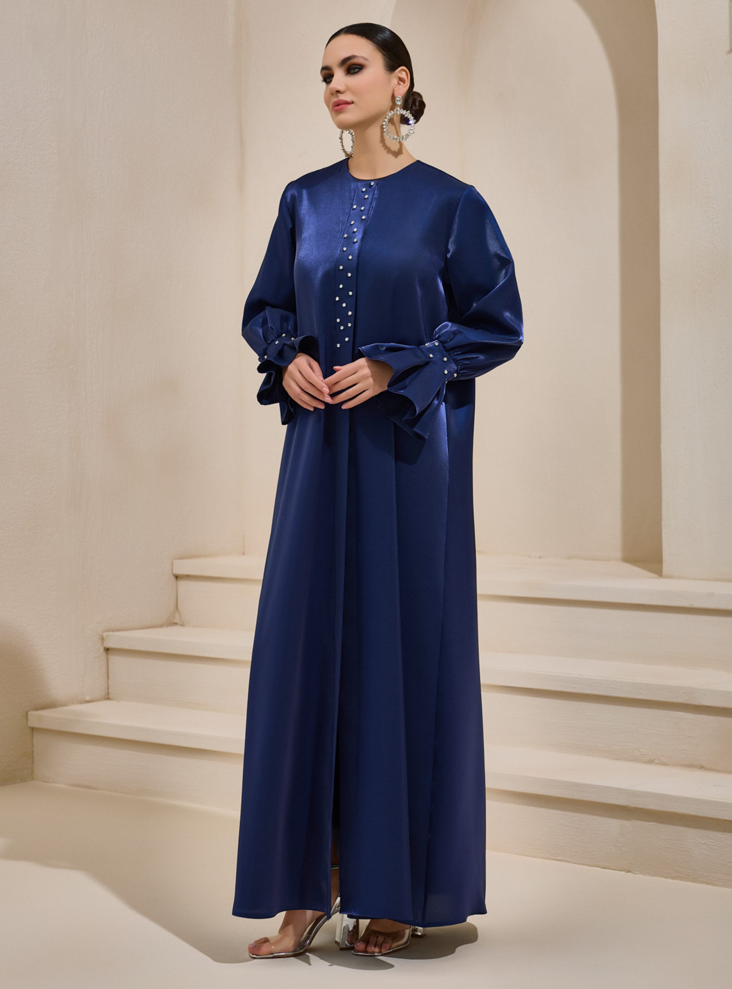 MELİS ABAYA - Lacivert - AL SHEIKHA - Resim 3