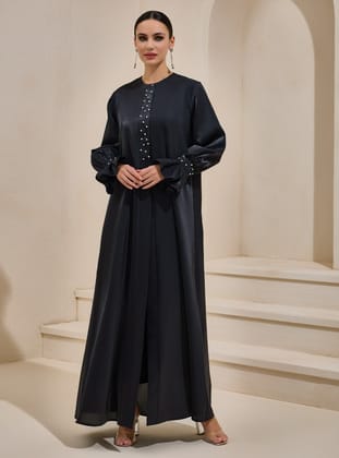 MELİS ABAYA - Siyah - AL SHEIKHA