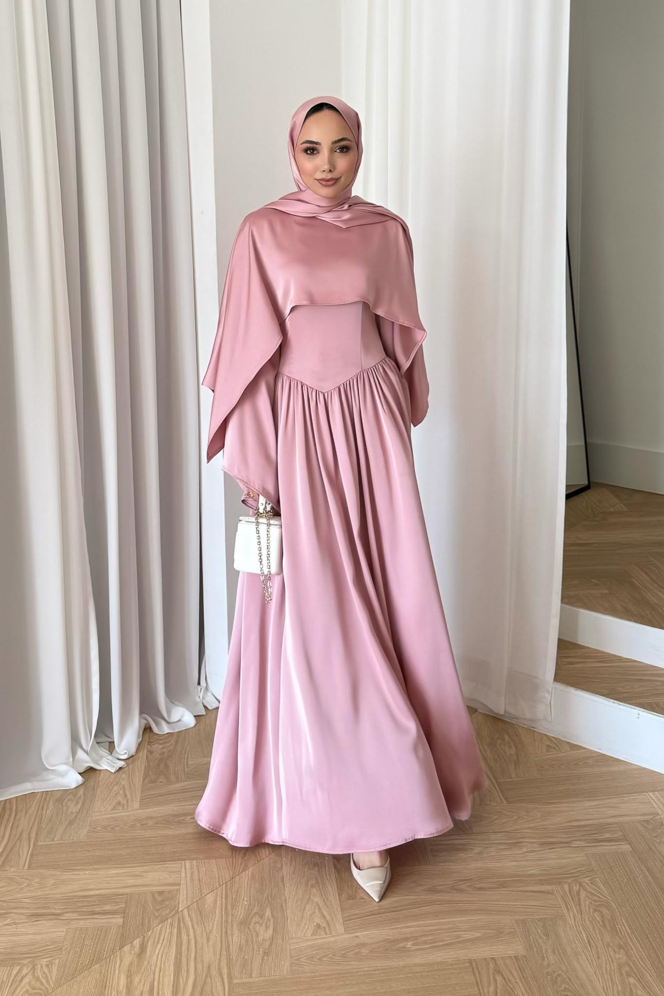 Elvin Abiye Elbise Pembe