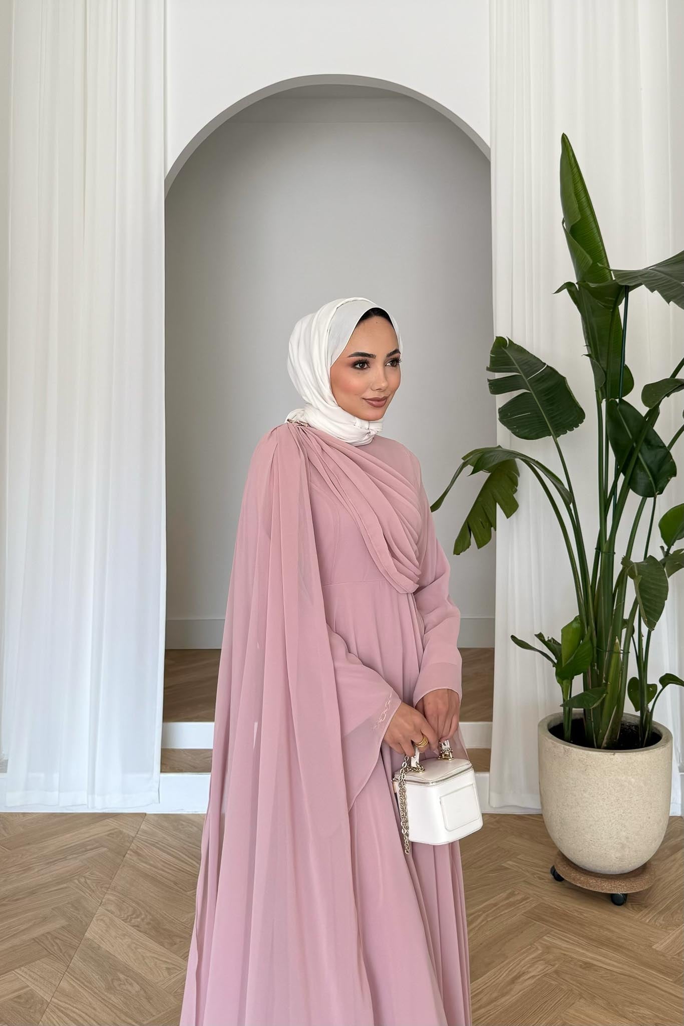 Diva Abiye Elbise Pembe - Resim 2