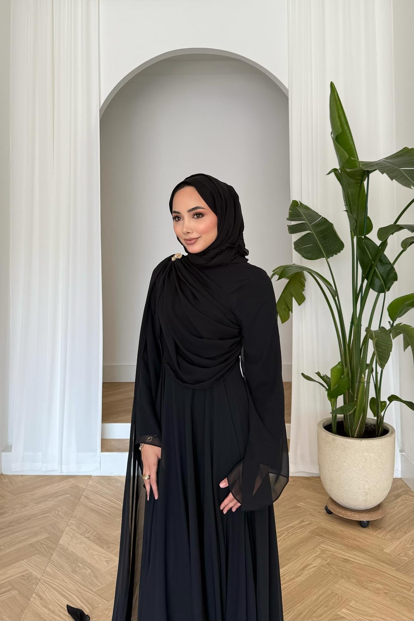Diva Abiye Elbise Siyah - Resim 4