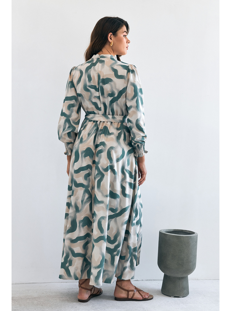 Soft Desenli Elbise - Mint - Resim 4