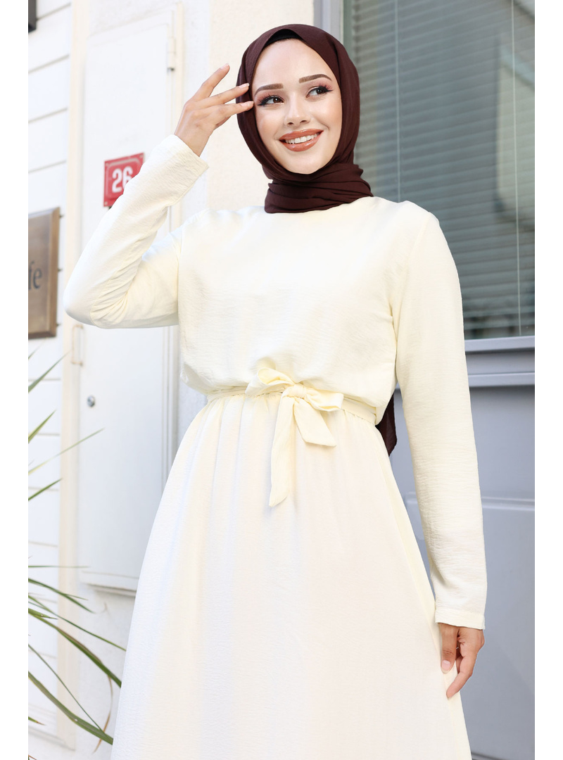 Ayrobin Elbise TSD240713 Bej - Resim 2