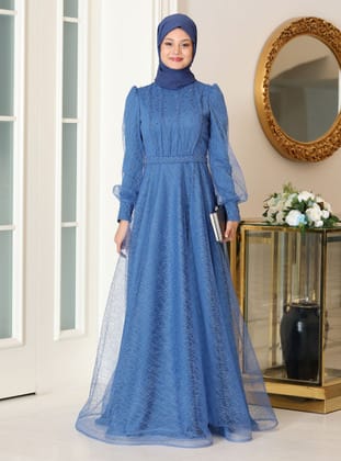 Peri Abiye- İndigo - Azra Design