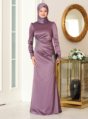 Efsun Abiye - Lavanta - Azra Design
