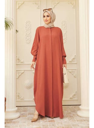 6571-Krep Abaya Kiremit