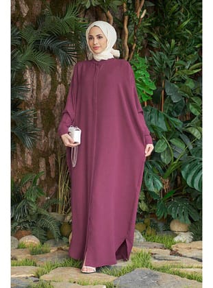 6571-Berlin Abaya Gül Kurusu