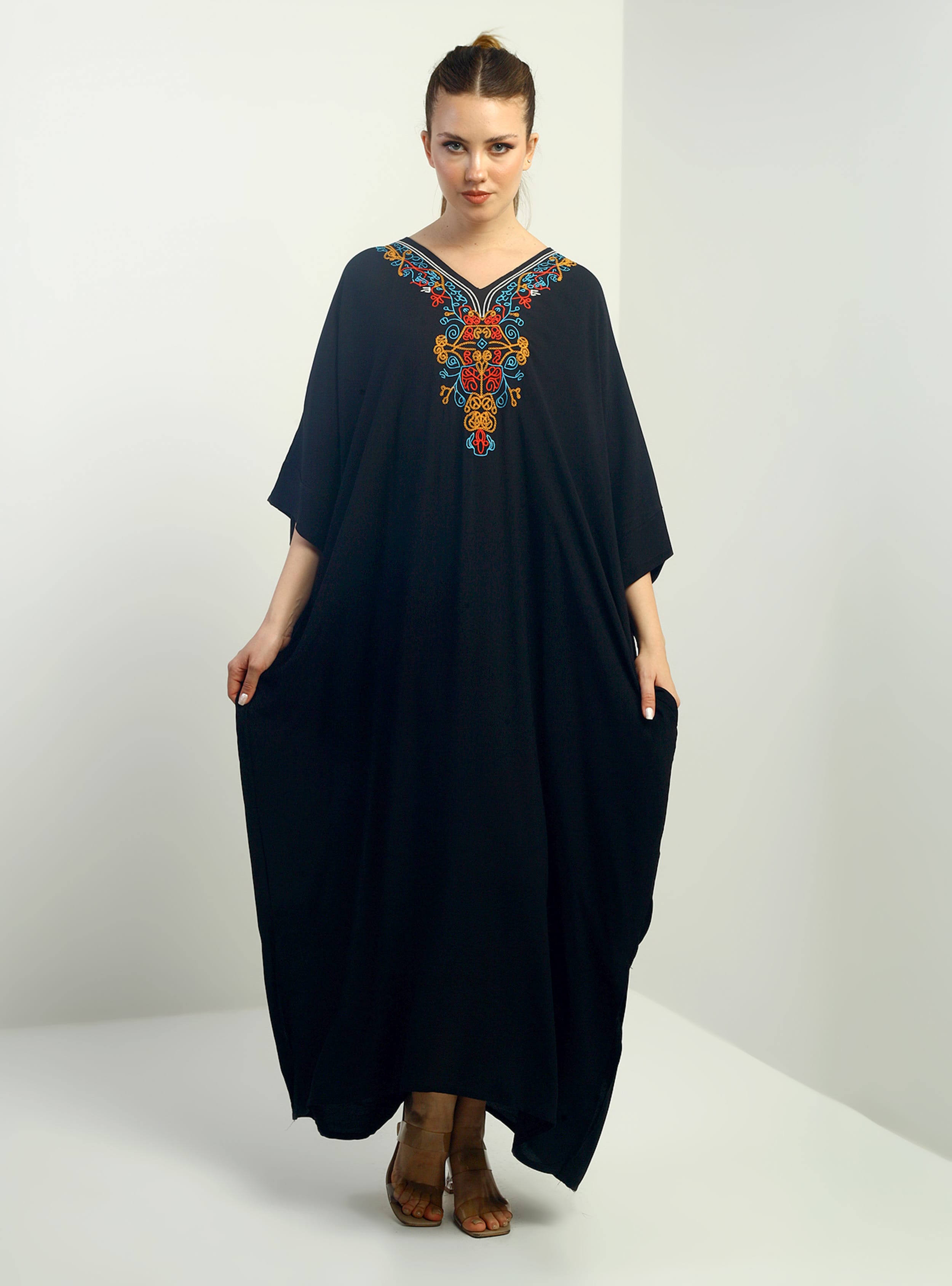 Abiye Elbise - Siyah - By Saygı - Resim 2