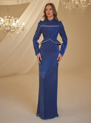 EFSUN ABİYE - Lacivert- Burak Baran Fashion