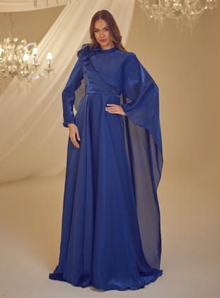 DURU ABİYE - Lacivert- Burak Baran Fashion