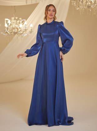 FEYZA ABİYE - Lacivert- Burak Baran Fashion