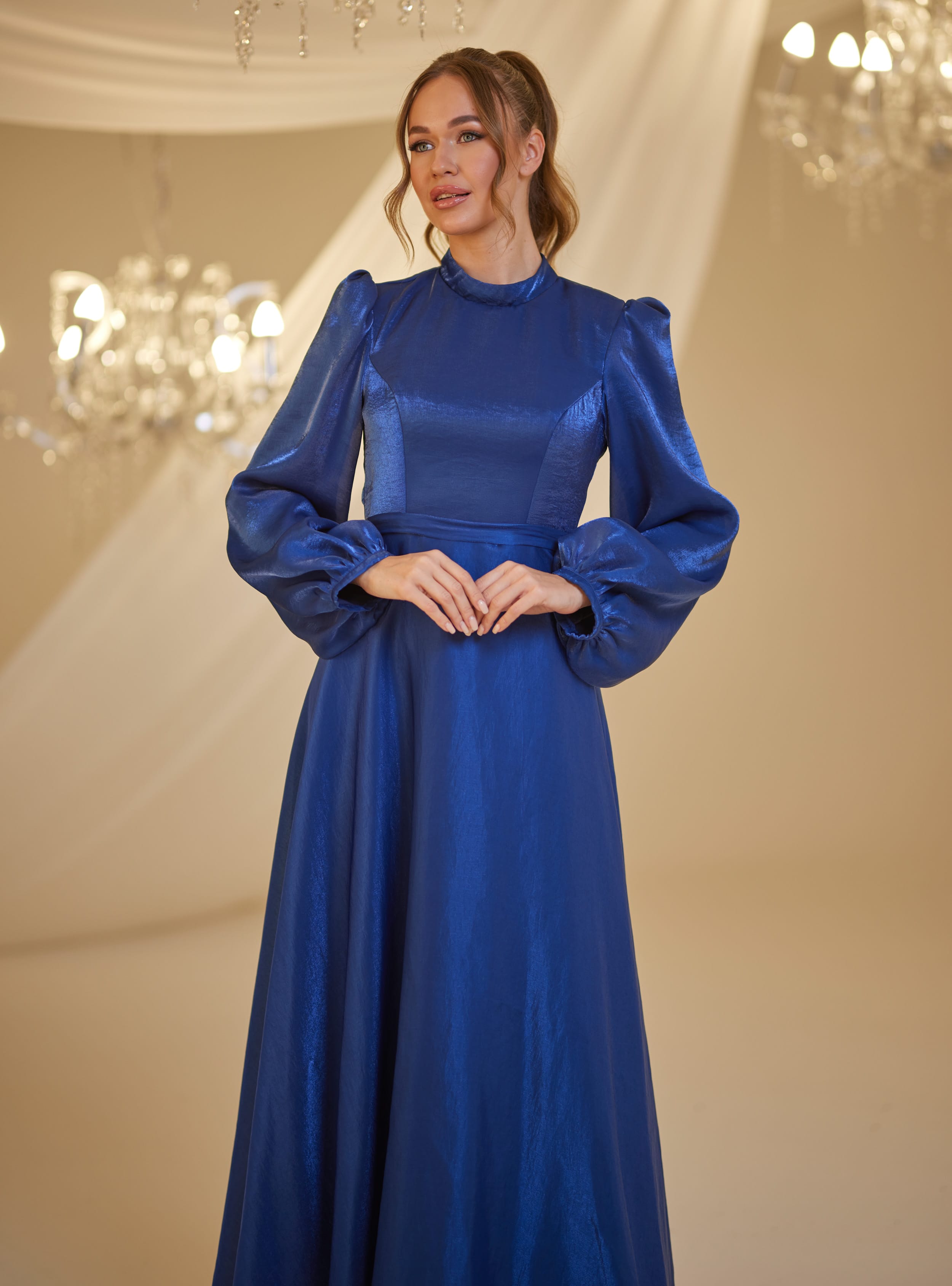 FEYZA ABİYE - Lacivert- Burak Baran Fashion - Resim 2