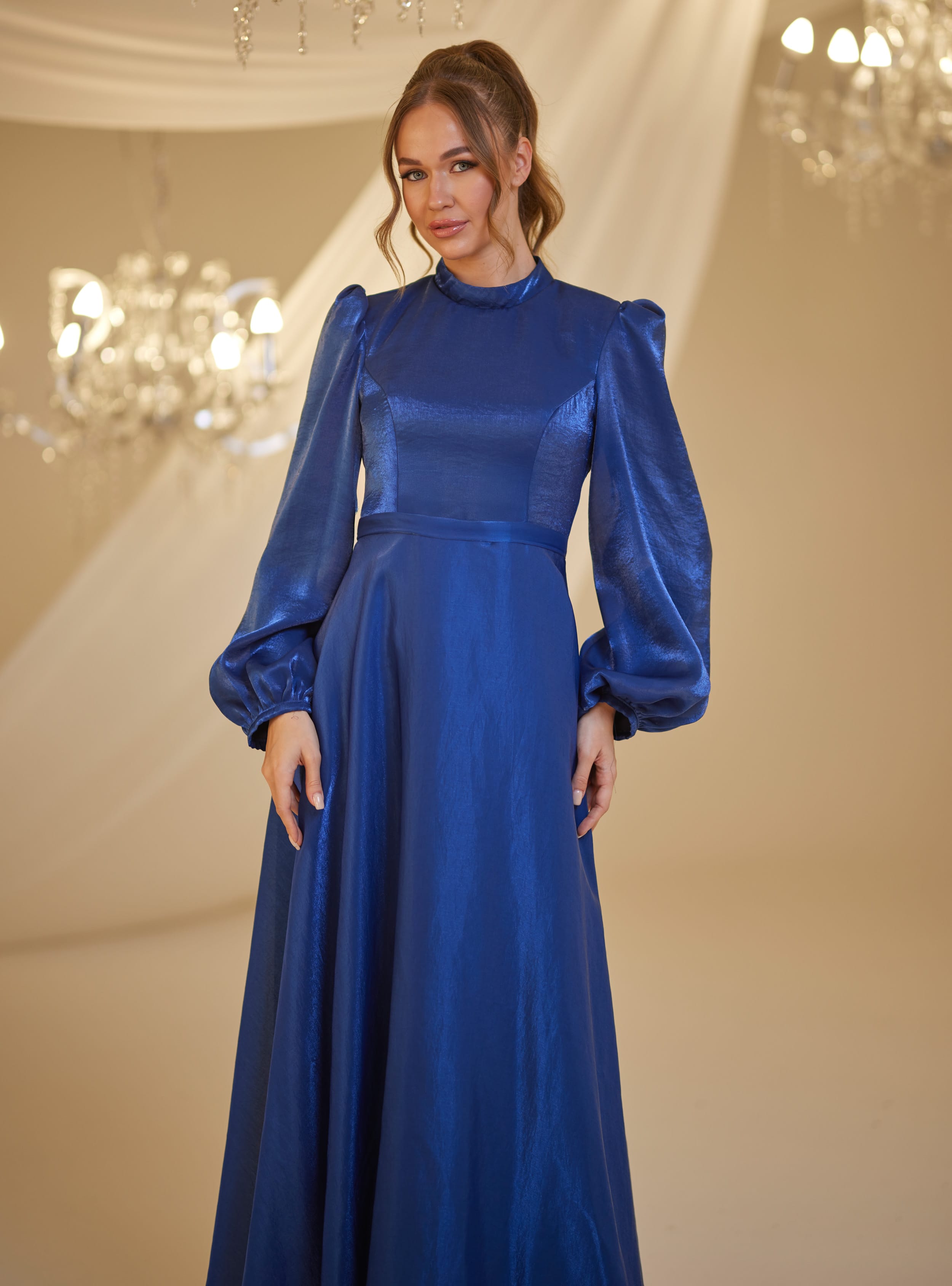 FEYZA ABİYE - Lacivert- Burak Baran Fashion - Resim 3
