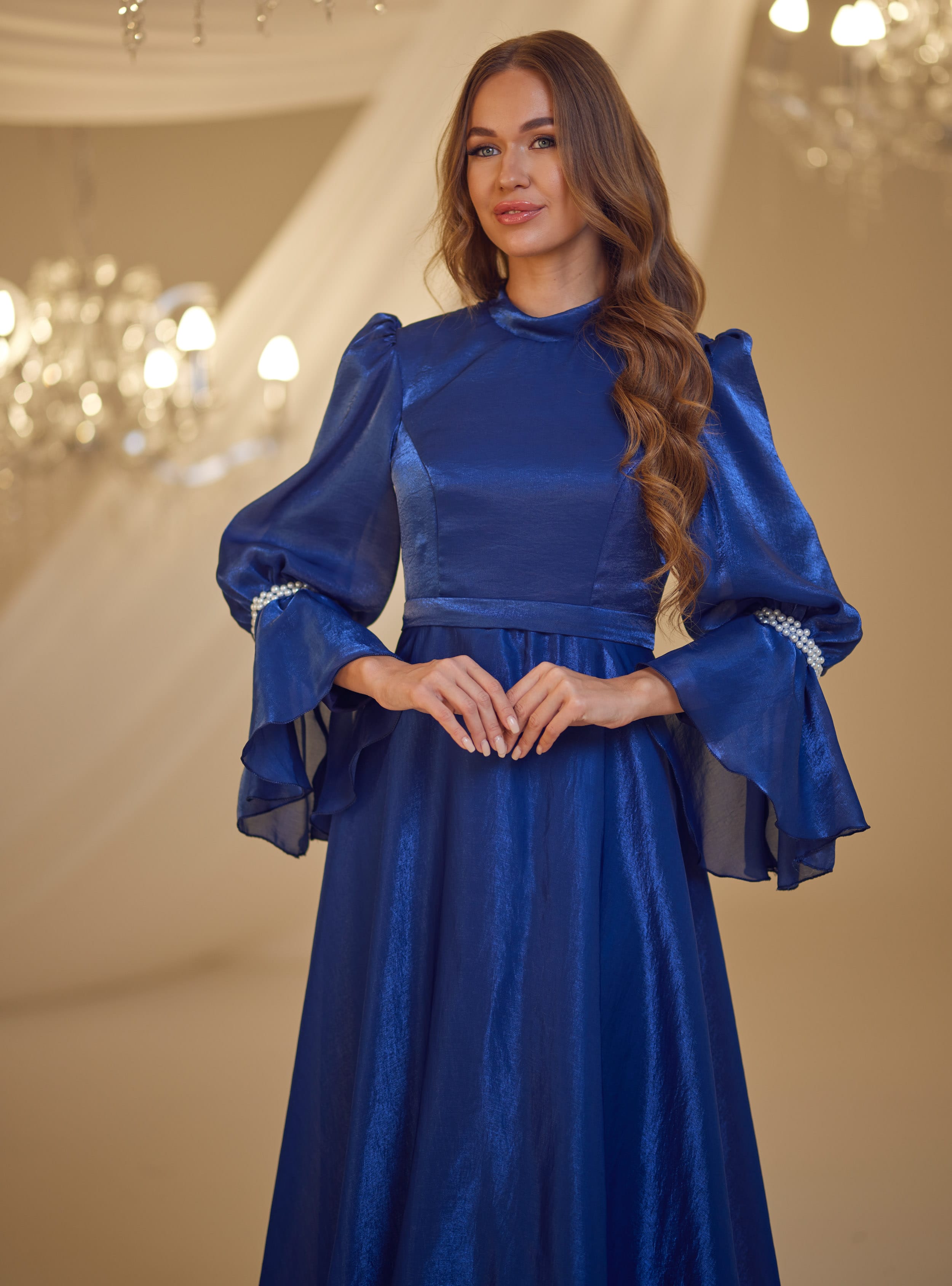 İNCİ ABİYE - Lacivert - Burak Baran Fashion - Resim 4