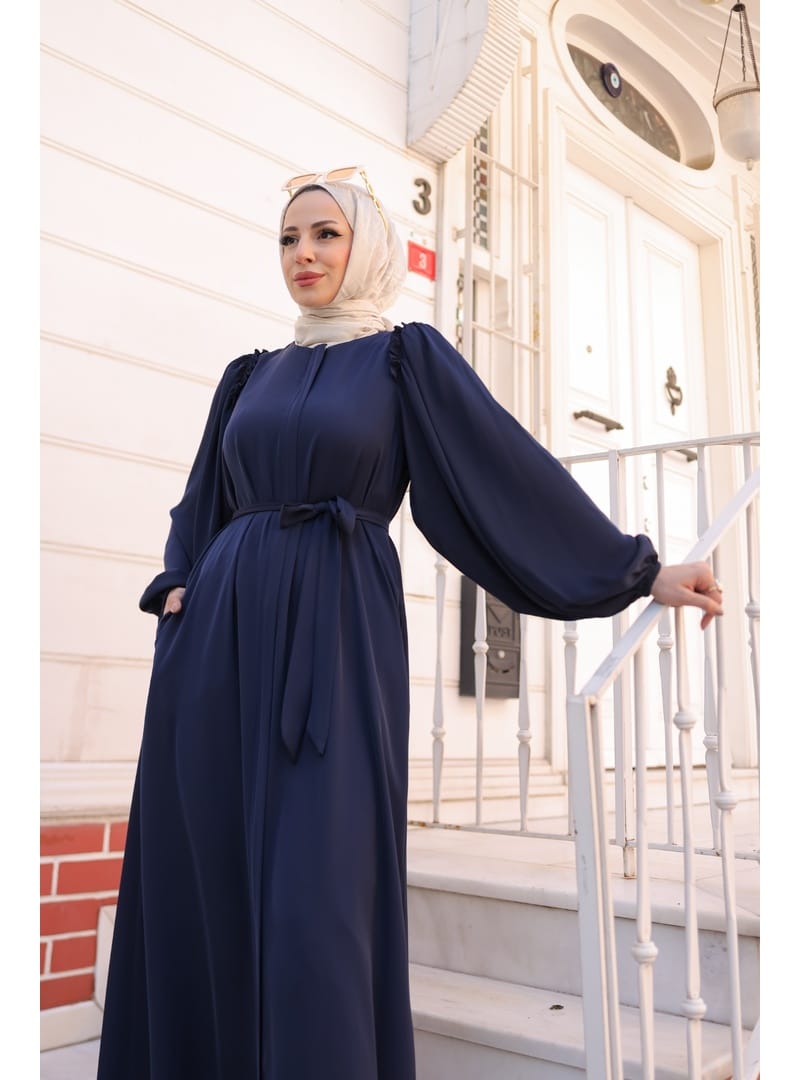 EL-NAZ ABAYA - 1007 - Resim 2