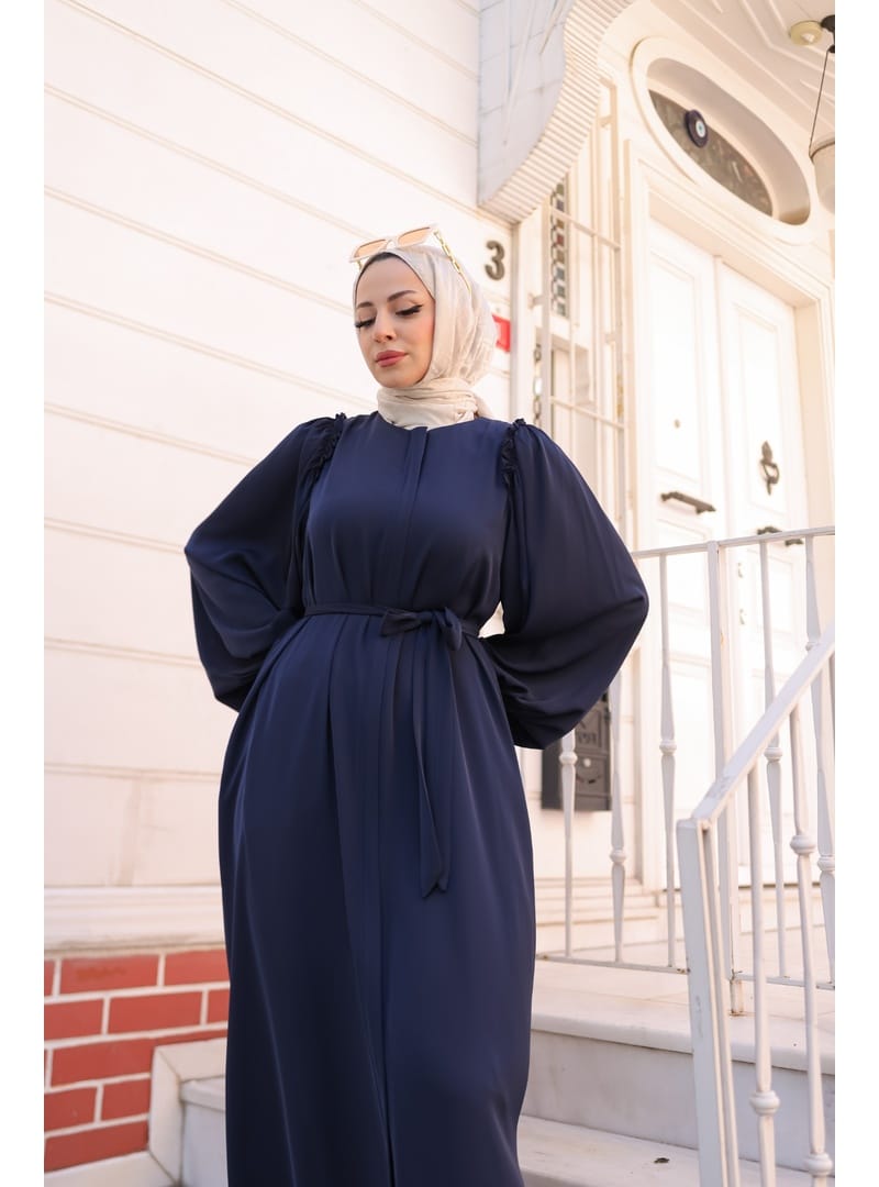 EL-NAZ ABAYA - 1007 - Resim 3