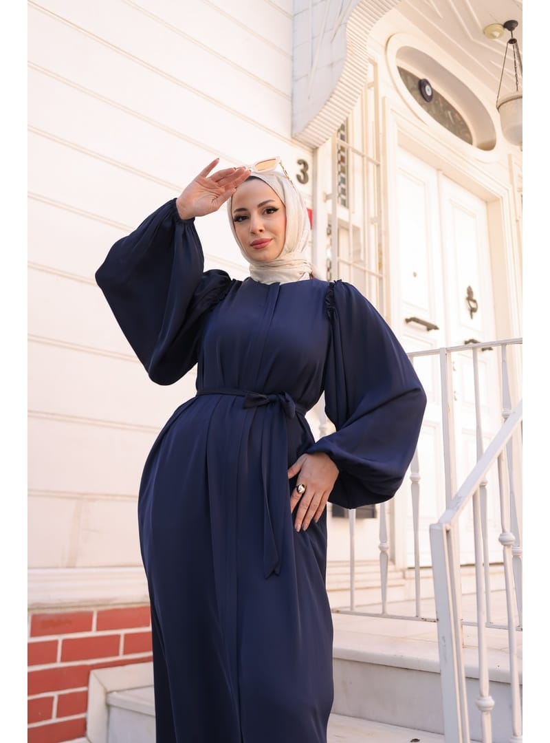 EL-NAZ ABAYA - 1007 - Resim 4