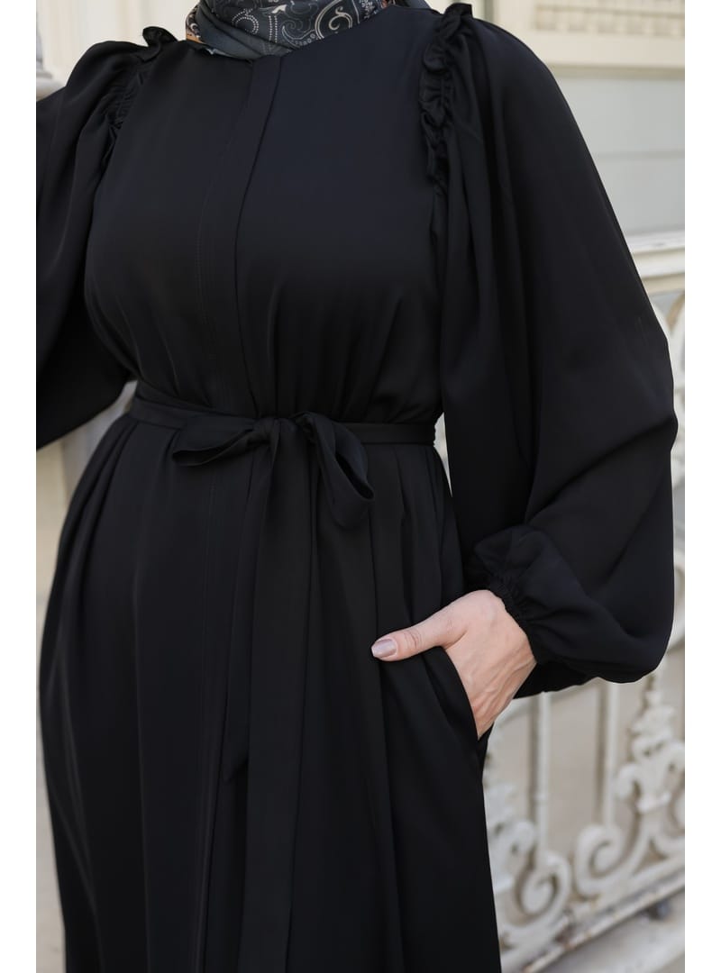 EL-NAZ ABAYA - 1007 - Resim 3