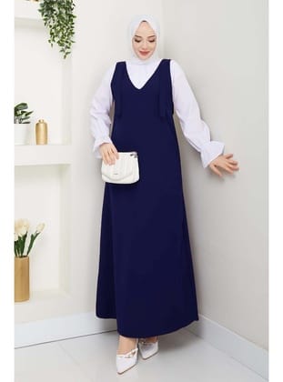 Gömlek + Ji̇le Elbi̇se Lacivert 4678