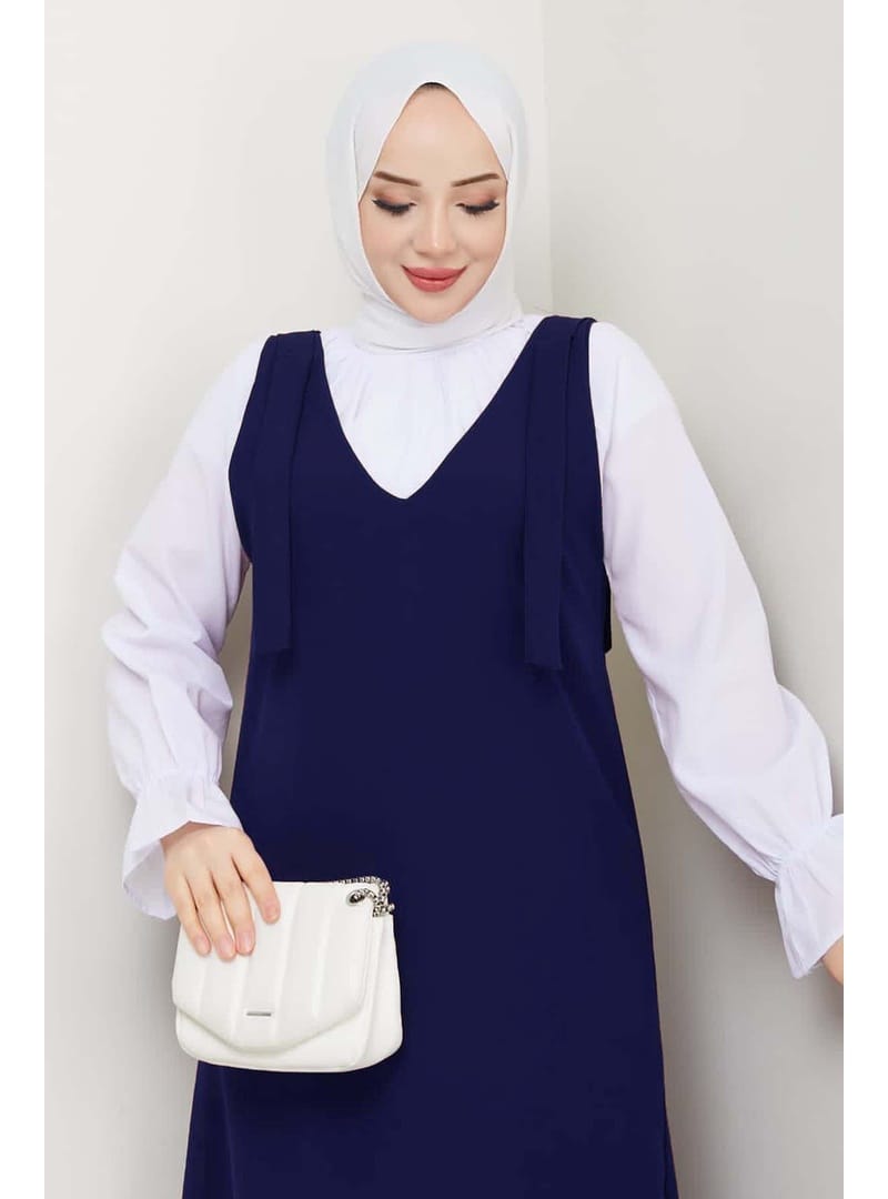 Gömlek + Ji̇le Elbi̇se Lacivert 4678 - Resim 2