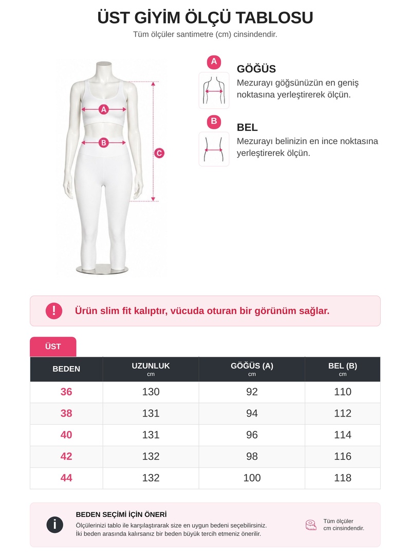 Boydan Düğmeli Kuşaklı Çizgili Jile  -Vizon - Resim 4