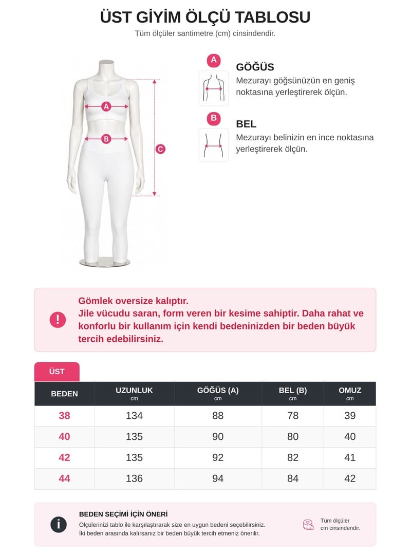 Top Düğmeli Gömlekli İkili Takım Jile -Vizon - Resim 4