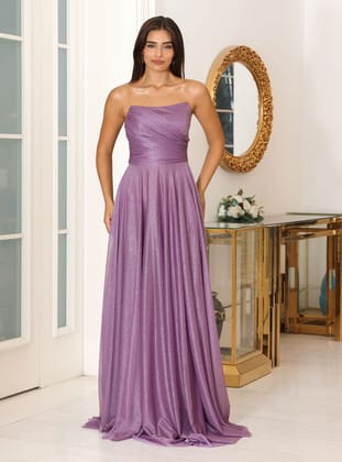 Abiye Elbise - Lavanta - MİSSNEWAL