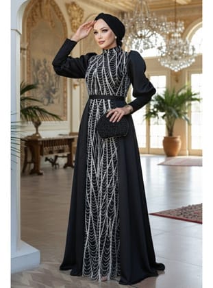 - Boncuk İşlemeli Kuyruklu Siyah  50901S
