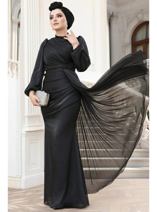 Drape Detaylı Siyah  52585S