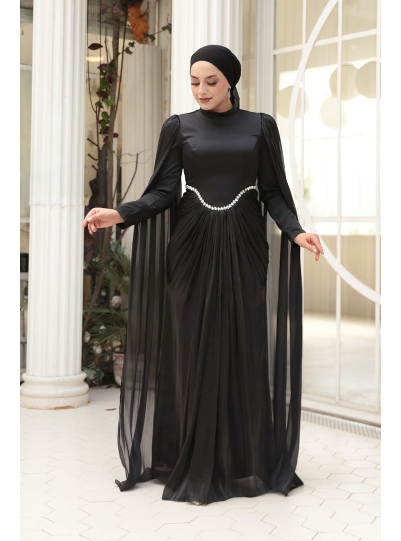 - Pelerinli Siyah  5418S - Resim 3