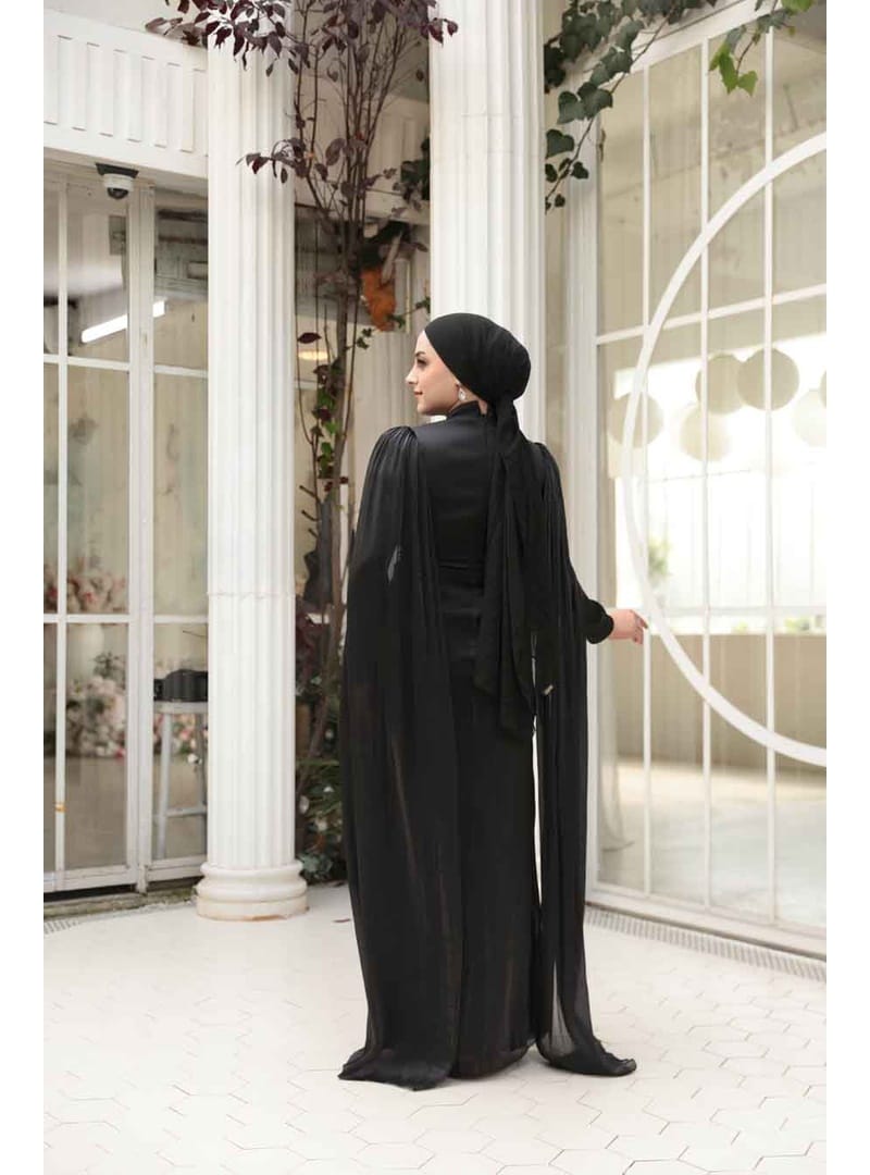 - Pelerinli Siyah  5418S - Resim 4