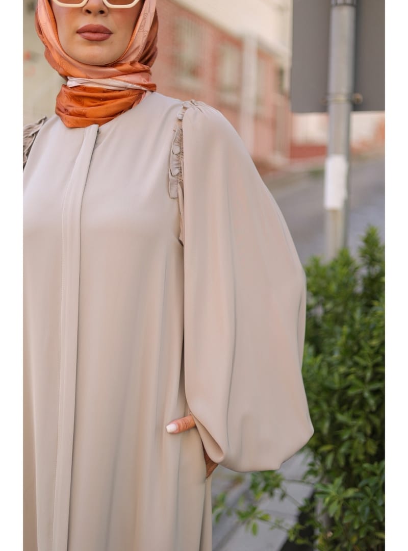 EL-NAZ ABAYA - 1007 - Resim 4