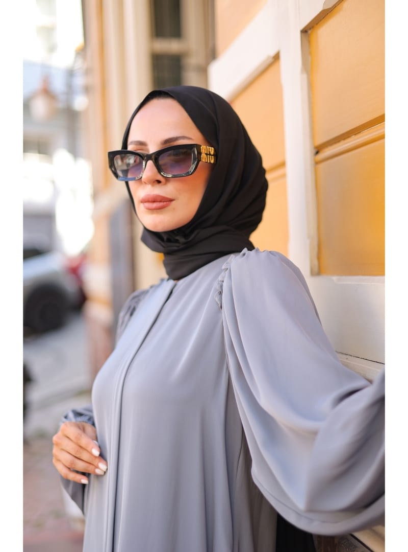 EL-NAZ ABAYA - 1007 - Resim 3