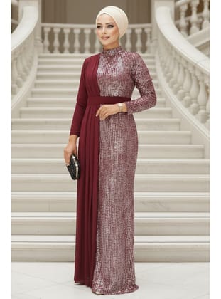 - Pul Payetli Bordo  25851BR