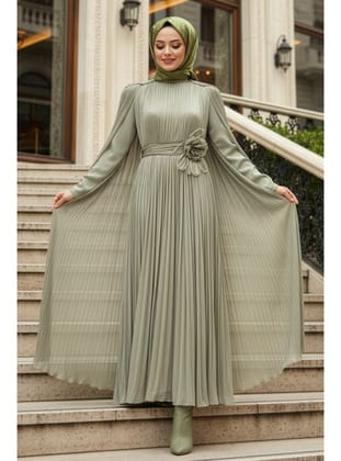 - Pelerin Detaylı Mint  54331MINT