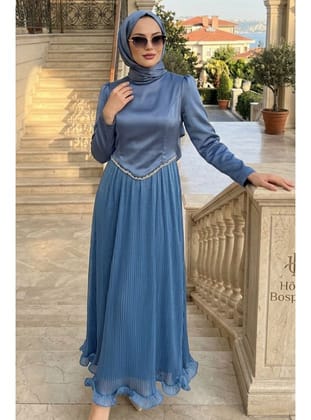 - Pileli İndigo Mavisi  6281IM