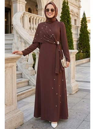 - Pelerin Detaylı Kahverengi  56101KH