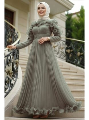 - Fırfır Detaylı Mint  55691MINT