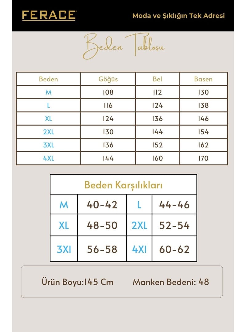 Kadın Büyük Beden Etamin Abaya Ferace Gri - Resim 2