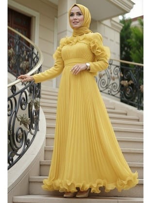 - Fırfır Detaylı Sarı 55691SR